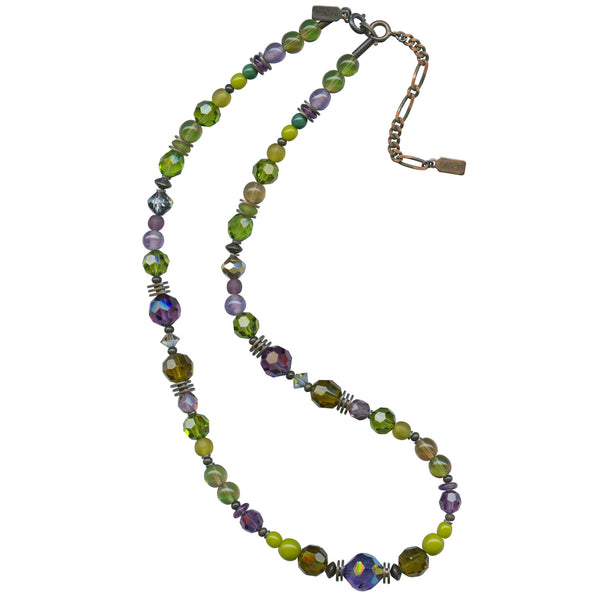 5 POINT PLAN 16 INCH BRONZE NECKLACE