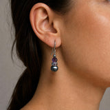 Model wearing earring.