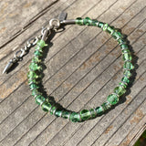 SILVER BRIGHTS PERIDOT BRACELET