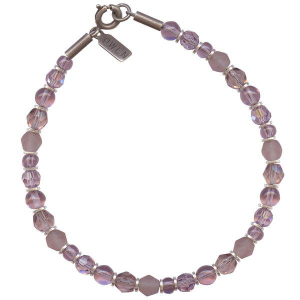 SILVER BRIGHTS LIGHT AMETHYST BRACELET