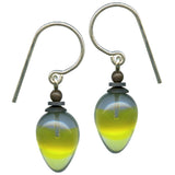 Owen Glass Collection COLORS 2 earrings featuring vibrant, multicolored glass designs in a stylish, modern shape.