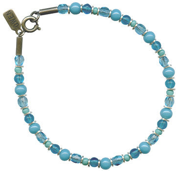 SILVER BRIGHTS TURQUOISE BRACELET